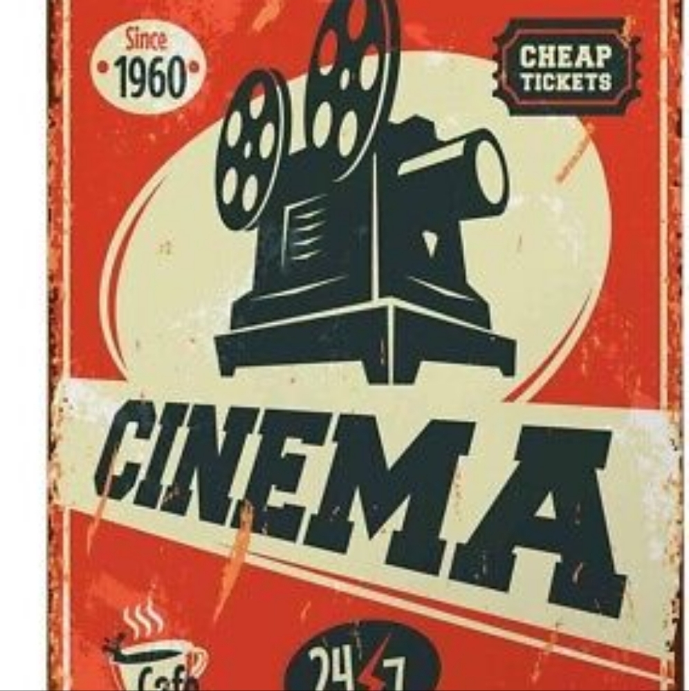 Finest of The Fine Since 1960 Tickets Cinema 24/7 Tin retro sign